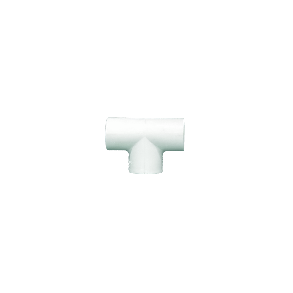 Tee sencila 1/2" shc 40 pvc de 100 piezas por embalaje
