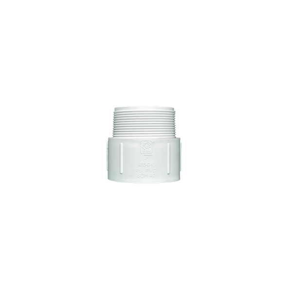 Adaptador hembra 4" shc 40 pvc de 5 piezas por embalaje