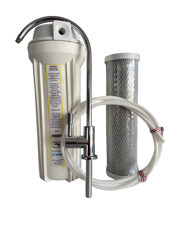 Filtro para agua bajo tarja de 1 paso