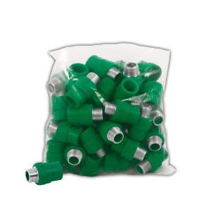 Conexión Macho 1/2" de termofusión PPR Embalaje de 50 piezas