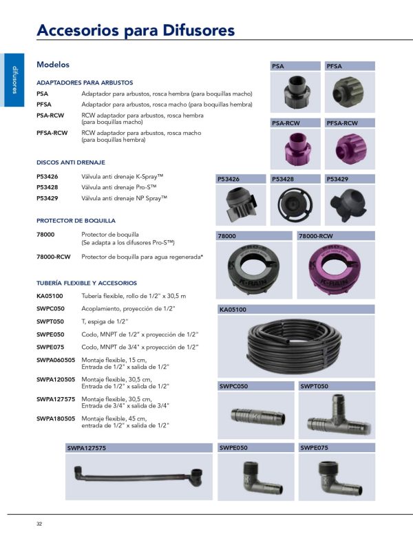 Adaptador para arbustos para boquillas hembra caja con 25 piezas - Imagen 2