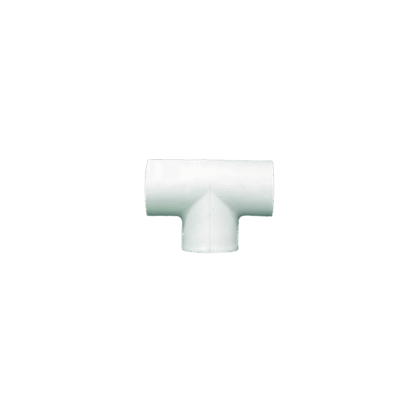 Tee sencila 1" shc 40 pvc de 50 piezas por embalaje
