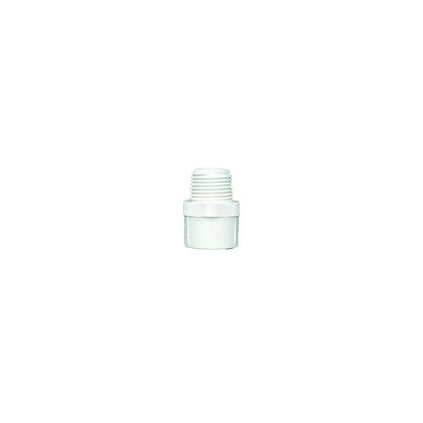 Adaptador macho 1/2" shc 40 pvc de 100 piezas por embalaje