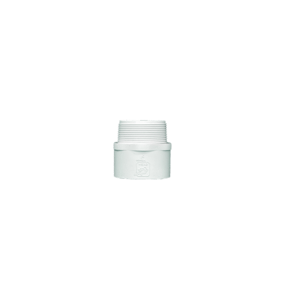 Adaptador macho 2" shc 40 pvc de 25 piezas por embalaje
