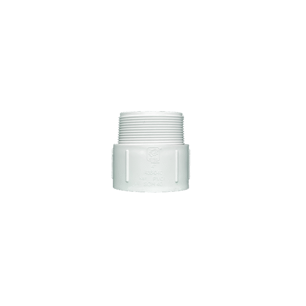 Adaptador macho 4" shc 40 pvc de 5 piezas por embalaje